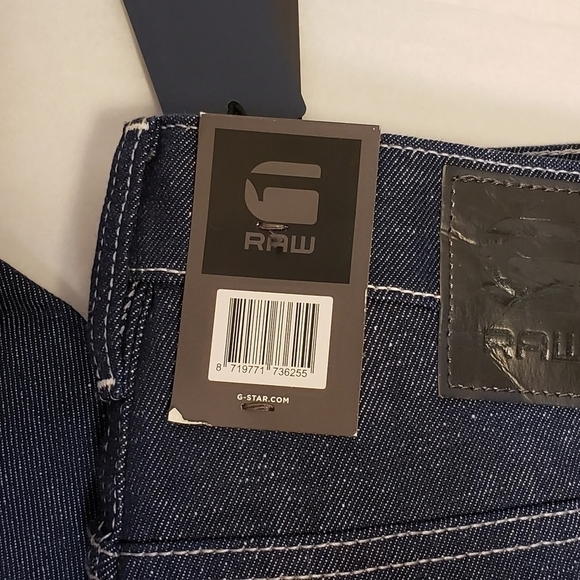 G-Star Raw 1 Triple A Straight Leg Button Fly Jeans NWT 31 x 30 - Picture 5 of 10
